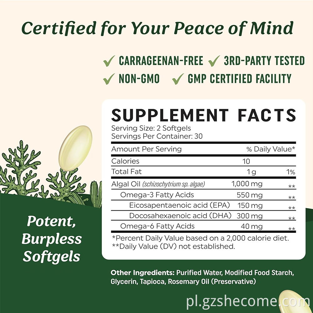 Vegan Omega 3 Softgels10